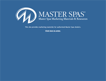 Tablet Screenshot of masterspasmarketing.com